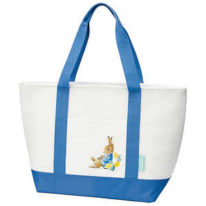 スケーター ピーラビ/シトロン 麻風トート保冷ショッピングバッグ KCTSJ1