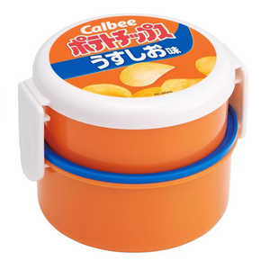スケーター ポテチうすしお味 丸型弁当箱2段500ml ONWR1