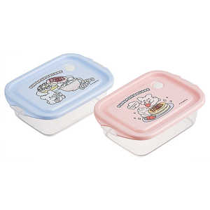 スケーター はなまるおばけ シールボックスMサイズ2P500ml FCN2W スケーター はなまるおばけ シールボックスMサイズ2P500ml FCN2W