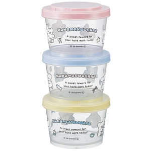 スケーター はなまるおばけ 薄肉保存容器3Pセット240ml SIJ3 スケーター はなまるおばけ 薄肉保存容器3Pセット240ml SIJ3