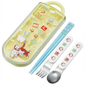 スケーター おさるのジョージ 食洗機対応スライド式トリオセット TACC2
