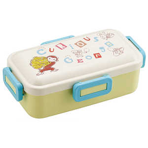 スケーター おさるのジョージ/アルファベッド ふわっと弁当箱530ml PFLB6