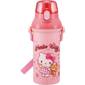 スケーター キティ/ファンシー 直飲プラワンタッチボトル480ml PSB5SAN