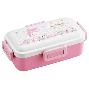 スケーター マイメロ/パステル水彩花柄 ふわっと弁当箱530ml PFLB6