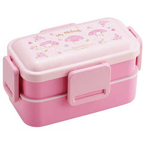 スケーター マイメロ/パステル水彩花柄 2段ふわっと弁当箱600ml PFLW4 スケーター マイメロ/パステル水彩花柄 2段ふわっと弁当箱600ml PFLW4