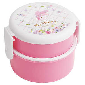スケーター マイメロ/パステル水彩花柄 丸型弁当箱2段500ml ONWR1 スケーター マイメロ/パステル水彩花柄 丸型弁当箱2段500ml ONWR1