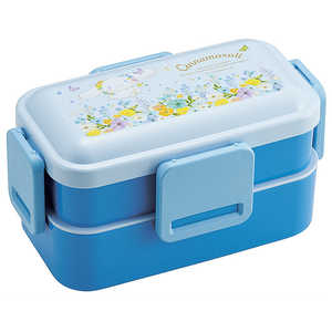 スケーター シナモ/パステル水彩花柄 ふわっと2段弁当箱600ml PFLW4 スケーター シナモ/パステル水彩花柄 ふわっと2段弁当箱600ml PFLW4