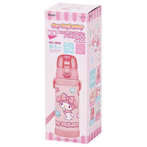 スケーター マイメロ/マシュグミ 3Dロック付ダイレクトボトル480ml SDPV5