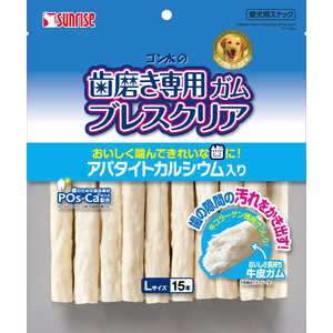 マルカン ゴン太の歯磨き専用ガムブレスクリアアパタイトCa入りL15本 マルカン ゴン太の歯磨き専用ガムブレスクリアアパタイトCa入りL15本