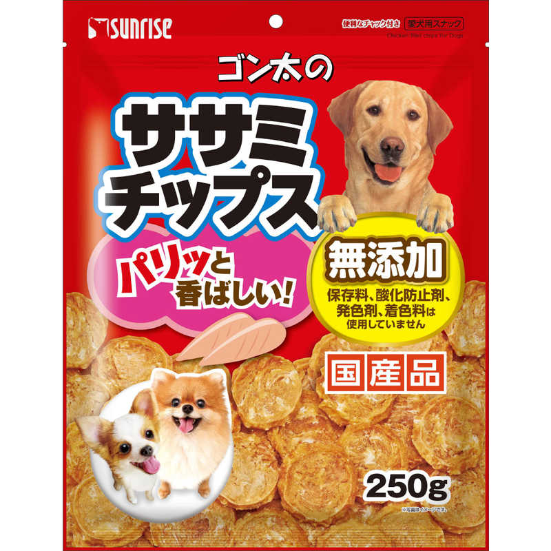 マルカン ゴン太のササミチップス 250g
