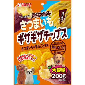 マルカン ゴン太の素材の旨み さつまいも ギザギザチップス 200g マルカン ゴン太の素材の旨み さつまいも ギザギザチップス 200g