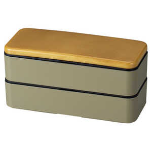 ミタニ 木目スクウェア弁当 ミース 600ml 弁当箱 オリーブ MIES ミタニ 木目スクウェア弁当 ミース 600ml 弁当箱 オリーブ MIES