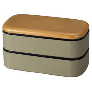 ミタニ 木目メンズスクウェア弁当 ミース 1000ml 弁当箱 オリーブ MENSMIES ミタニ 木目メンズスクウェア弁当 ミース 1000ml 弁当箱 オリーブ MENSMIES