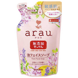 サラヤ アラウ 泡フェイスソープ 詰替 180ml 