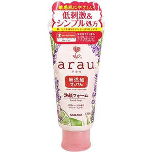 サラヤ アラウ せっけん洗顔フォーム 120g サラヤ アラウ せっけん洗顔フォーム 120g