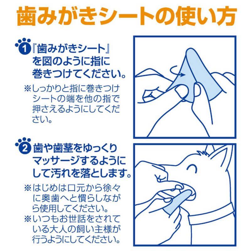スーパーキャット スーパーキャット らくらく歯みがきシート 30枚2個パック CS-101  