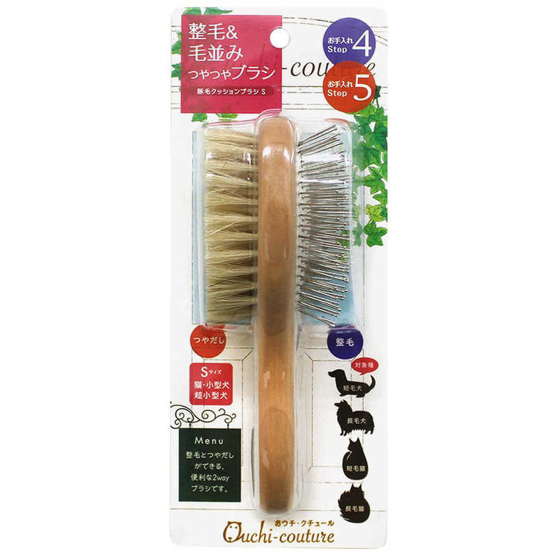 スーパーキャット スーパーキャット おウチ･クチュール豚毛クッションブラシSOC-20  