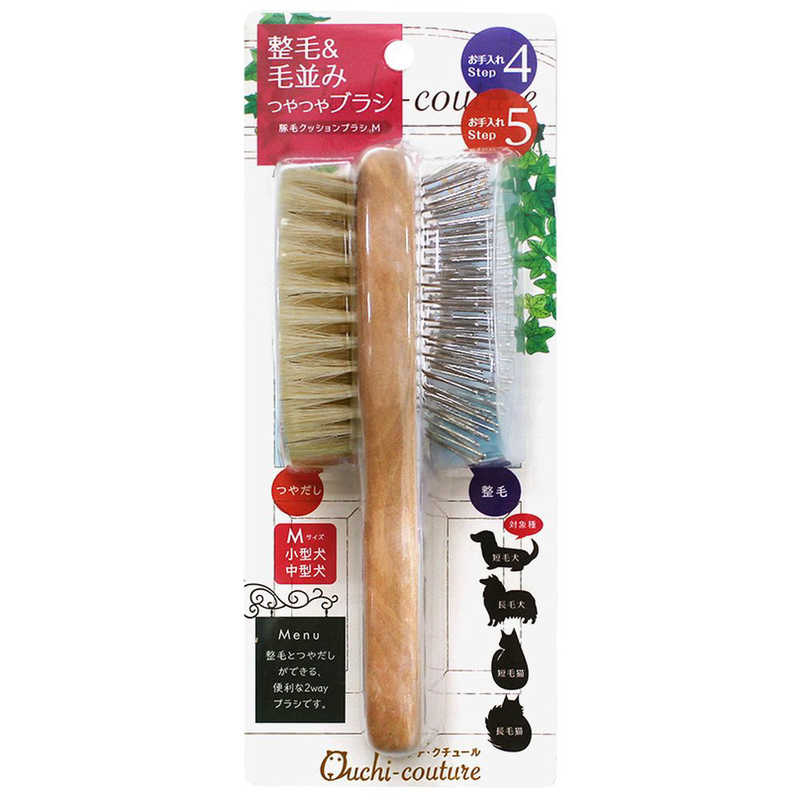スーパーキャット スーパーキャット おウチ･クチュール豚毛クッションブラシMOC-21  