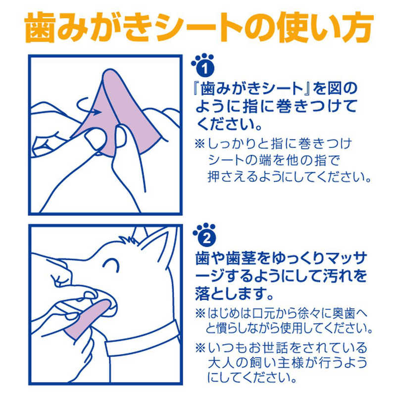 スーパーキャット スーパーキャット らくらく歯みがきシートマッサージ30枚  