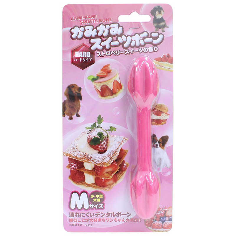 スーパーキャット スーパーキャット かみかみスイーツボーン ストロベリーM  