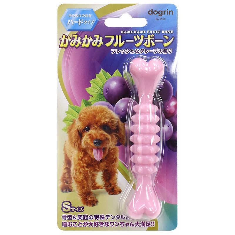 スーパーキャット スーパーキャット かみかみフルーツボーン ハード Sサイズ グレープ DM442  