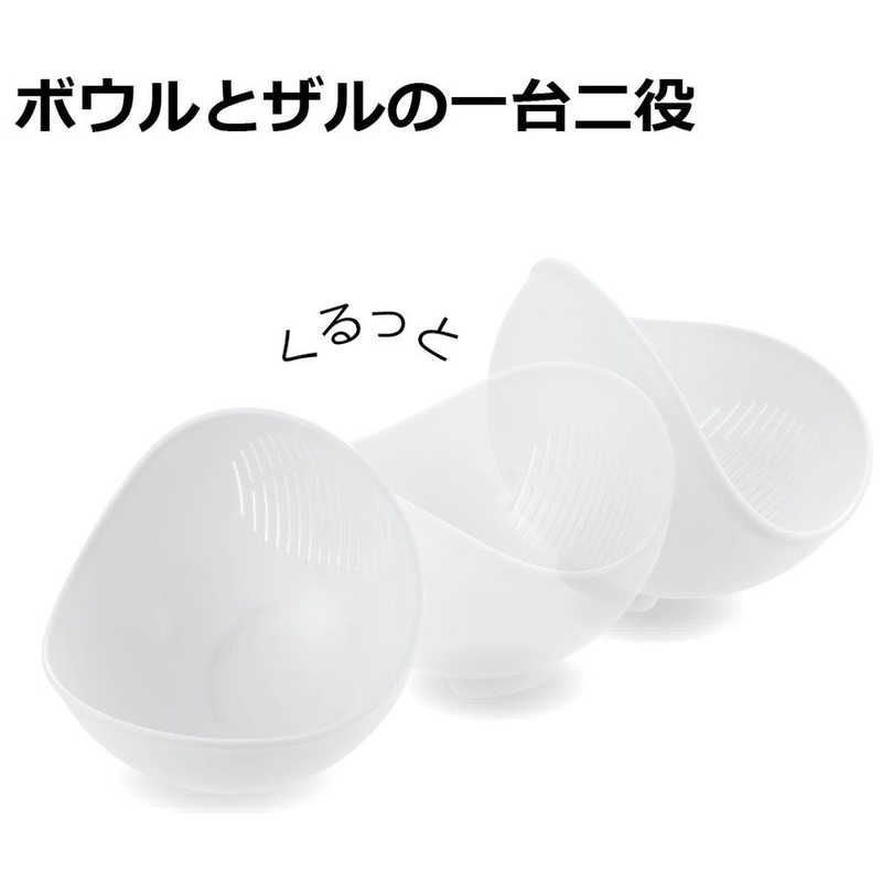 リッチェル リッチェル らくチンお料理ボウル くるっと L ホワイト ［食洗機対応］ 016903 016903