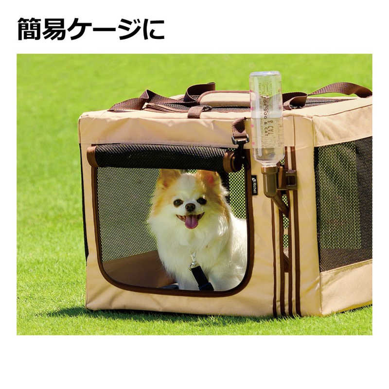 リッチェル リッチェル たためる3WAYペットケージ 760 ブラウン  