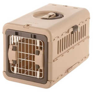 リッチェル キャンピングキャリー 折りたたみ S(ダークブラウン)[超小型犬･猫･うさぎ用] 