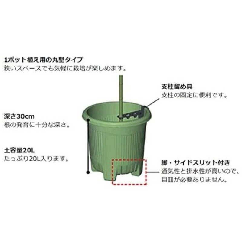 リッチェル リッチェル 菜園上手丸36型 グリーン サイエンジョウズマル36ガタ サイエンジョウズマル36ガタ