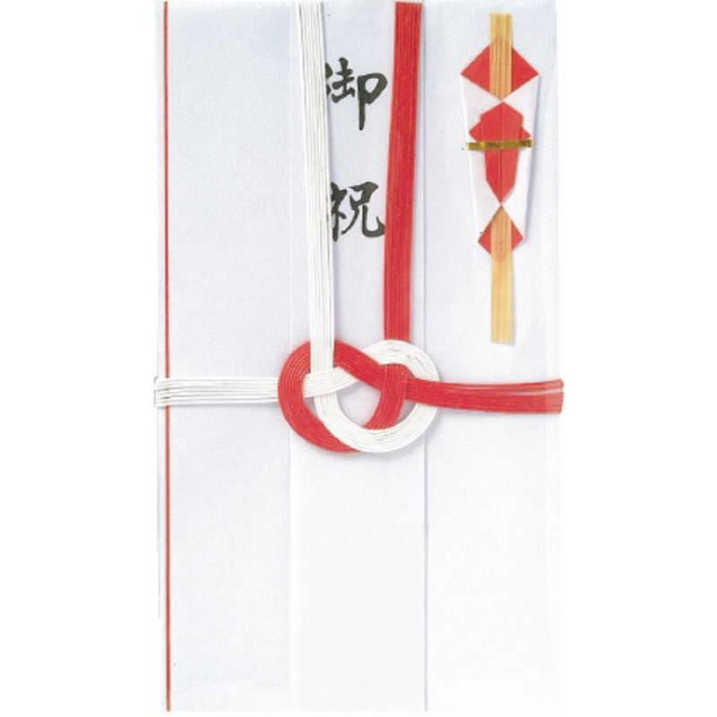 スズキ紙工 スズキ紙工 東京折 赤白 短冊入 0214 0214