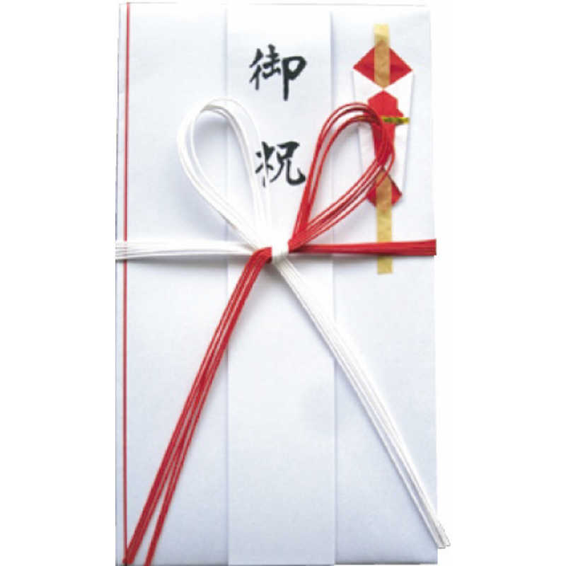 スズキ紙工 スズキ紙工 赤白 花結び 短冊入 0254 0254