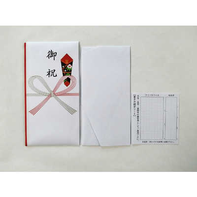 スズキ紙工 御祝儀袋 新札型 本式多当 御祝 (書き方練習シート付) 6458