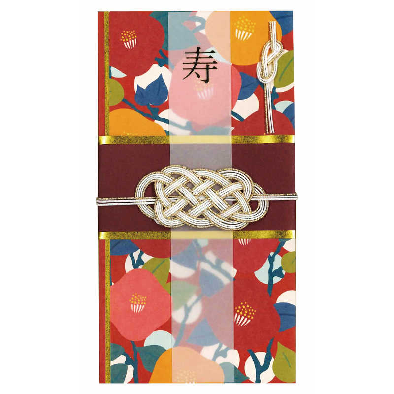 スズキ紙工 スズキ紙工 金封 デザイン飾り 和風 花椿 和風 花椿 6372 6372