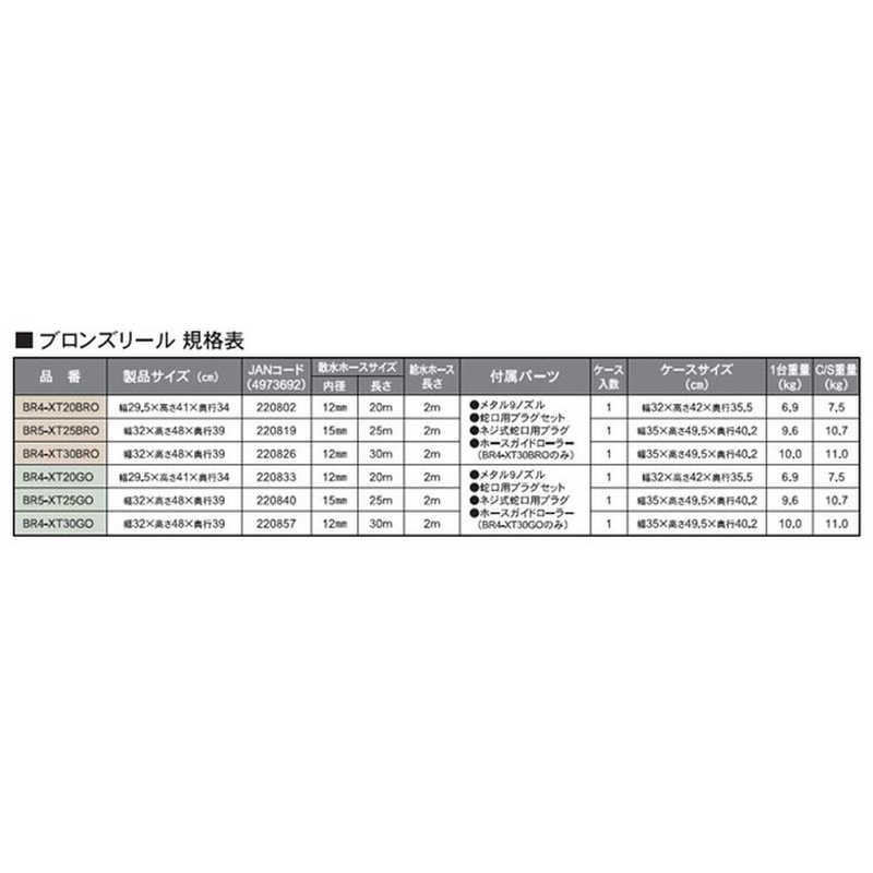 三洋化成 三洋化成 ブロンズリール20m ブラウン BR4XT20BRO BR4XT20BRO