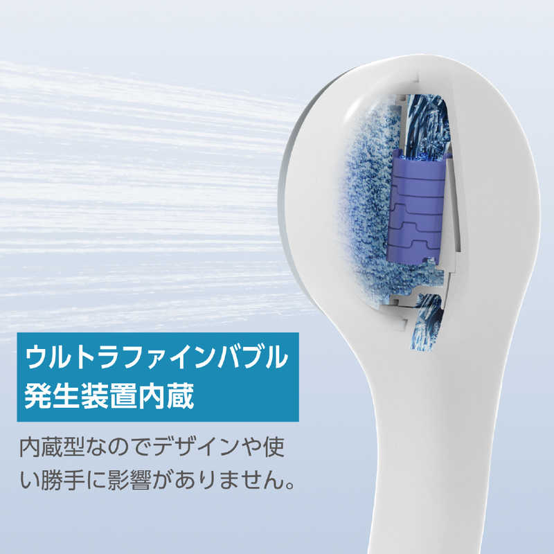 三栄水栓 三栄水栓 ウルトラファインバブルシャワーヘッド(レイニーベーシック) ［マイクロバブル機能］ NS3006-80XA-MW2 NS3006-80XA-MW2
