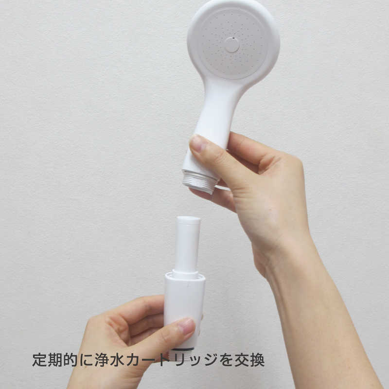 三栄水栓 三栄水栓 浄水シャワー ｢シャモジー｣(バスルーム用) PS7963-80XAB-MW2 PS7963-80XAB-MW2
