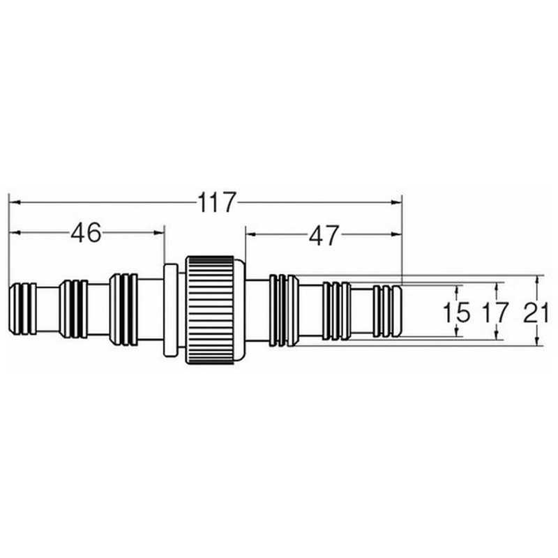 三栄水栓 三栄水栓 SANEI PC兼用カップリング L25 L25