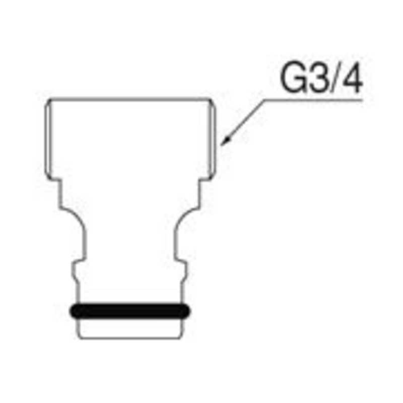 三栄水栓 三栄水栓 金属製オネジニップル PL602020 PL602020