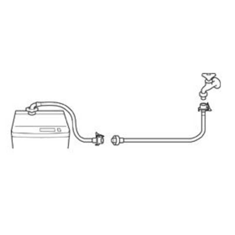 三栄水栓 三栄水栓 自動洗濯機給水延長ホース(0.5m) PT17‐2‐0.5 PT17‐2‐0.5