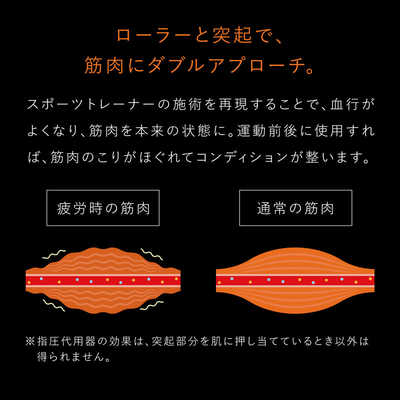 MTG シックスパッド コンディショニングローラー (指圧代用器