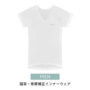 MTG 姿勢Style BX Innerwear(V Neck Short Sleeve)S スタイル ビーエックス インナーウェア(Vネック半袖)S ホワイト YSBR02AS MTG 姿勢Style BX Innerwear(V Neck Short Sleeve)S スタイル ビーエックス インナーウェア(Vネック半袖)S ホワイト YSBR02AS