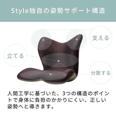 MTG 姿勢サポートシート Style PREMIUM スタイルプレミアム グレー YS 