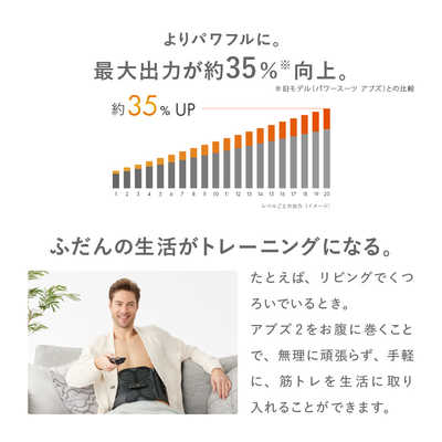 MTG シックスパッド アブズ2 L (SIXPAD Abs 2 L) シックスパッド 黒 SE