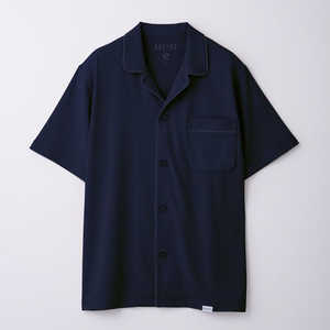 MTG バイタルテック スリープ パジャマトップス半袖 ReD(レッド) ネイビー VW-AU-21A-S