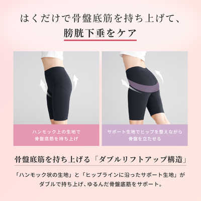 MTG シックスパッド SIXPAD 骨盤底筋ケアガードル ブラック LL