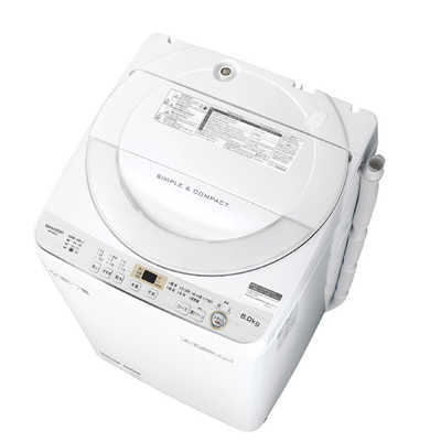 シャープ SHARP 全自動洗濯機 ホワイト系 ES-GE6C-W の通販 シャープ SHARP 全自動洗濯機 ホワイト系 ES-GE6C-W の通販