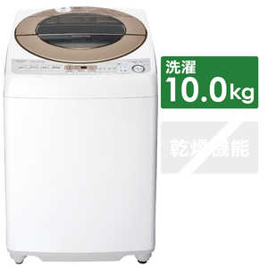 シャープ　SHARP 全自動洗濯機　ブラウン系 ES-GV10D-T