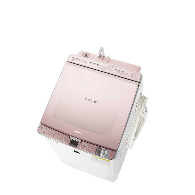 シャープ　SHARP シャープ　SHARP 縦型洗濯乾燥機 洗濯8.0kg 乾燥4.5kg ヒーター乾燥(排気タイプ)  ES-PX8D-P ピンク系 ES-PX8D-P ピンク系
