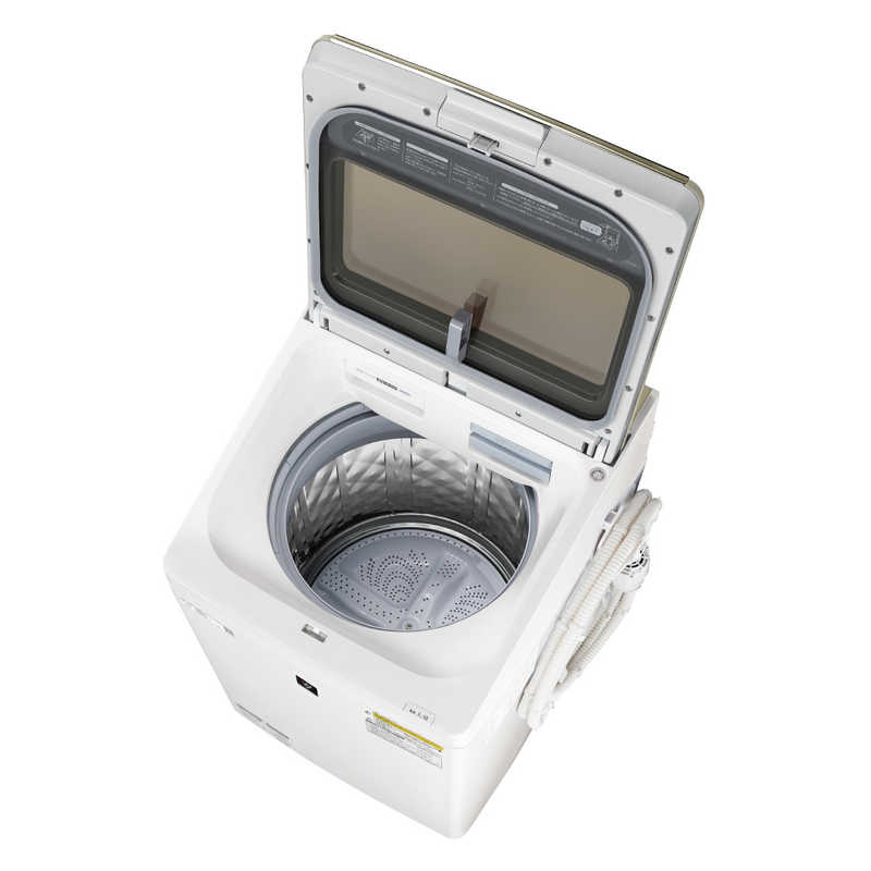 シャープ　SHARP シャープ　SHARP 縦型洗濯乾燥機 洗濯8.0kg 乾燥4.5kg ヒーター乾燥(排気タイプ)  ES-PW8D-N ゴールド系 ES-PW8D-N ゴールド系