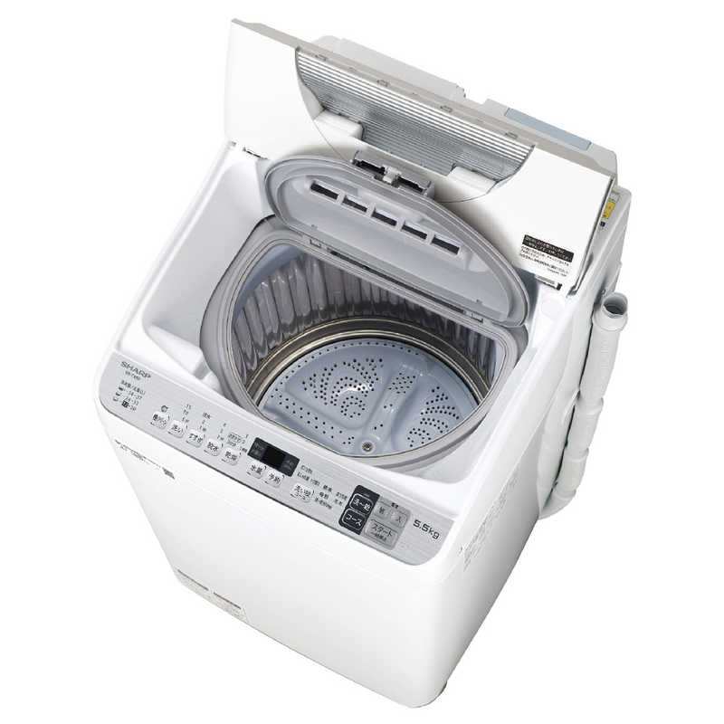 シャープ SHARP ES-TX5B [タテ型洗濯乾燥機(5.5kg) SHARP 洗濯機 5.5kg ES-TX5B-N 2018年製
